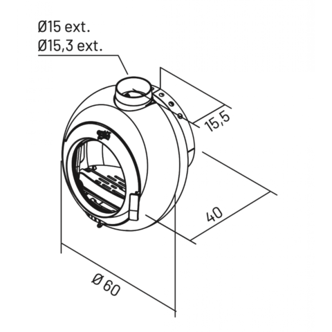 Poêle à Bois Galey 7kW – Image 3