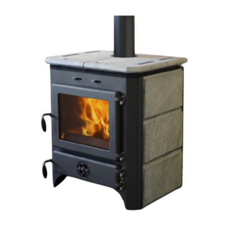 Poêle à Bois Isotta Forno EVO Noir Anthracite 11kW – Image 2
