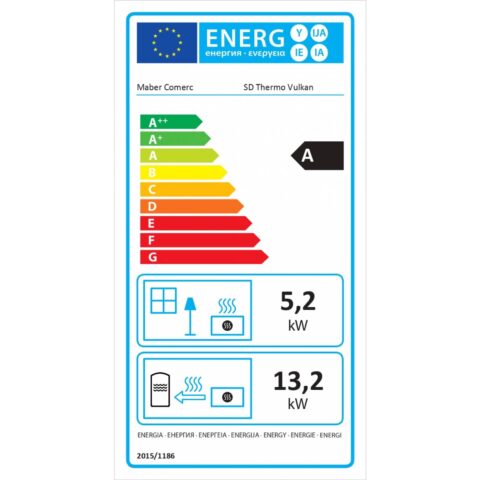 Poêle à Bois Hydro Thermo Vulkan 18kW – Image 3