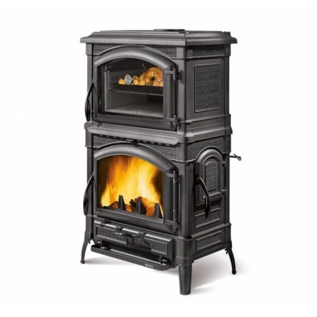 Poêle à Bois Isotta Forno EVO Noir Anthracite 11kW – Image 3