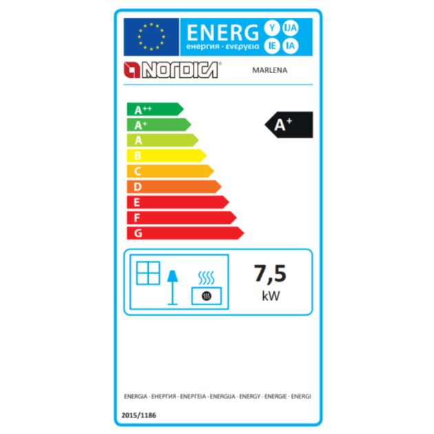 Poêle à bois Marlena 9kW – Image 2