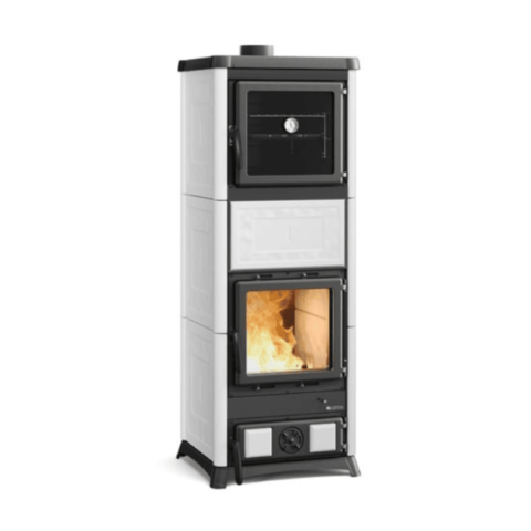 Poêle à bois Nova Forno Blanc Opaque 14kW – Image 2