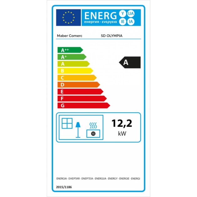 Poêle à Bois Olympia Plus 12.2kW – Image 3