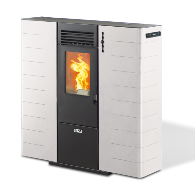 Poêle à granulés Canalisable extra plat Fango 8kW – Image 2