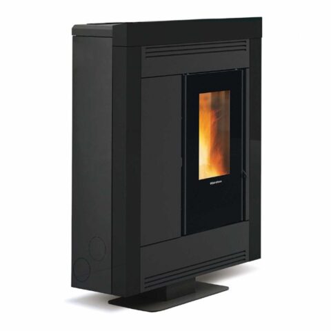Poêle à granulés canalisable extra plat Souvenir Steel Evo 11kW – Image 5