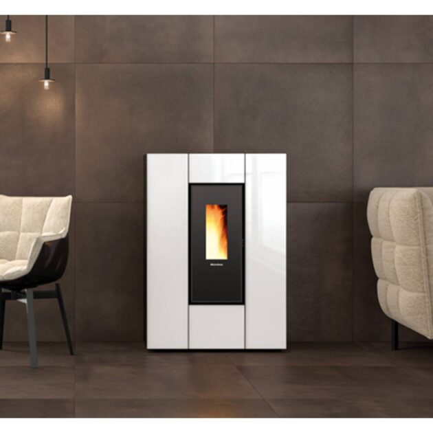 Poêle à granulés Canalisable Marilena Plus AD Crystal 8kW – Image 9