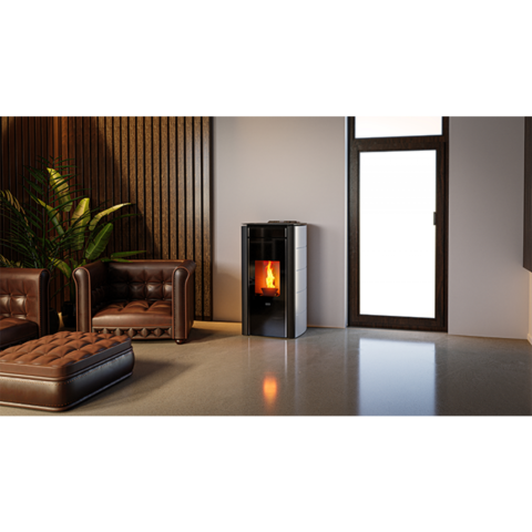 Poêle à granulés étanche Queen 8kW – Image 3