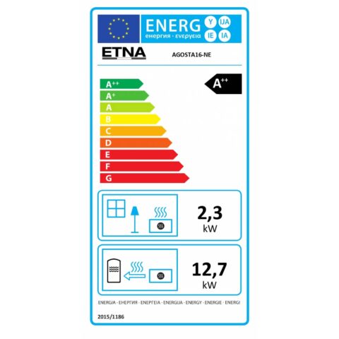 Poêle à granulés extra plat Hydro Agosta 16kW – Image 2