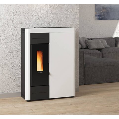 Poêle à granulés extra plat Hydro Virna Idro 15kW – Image 3