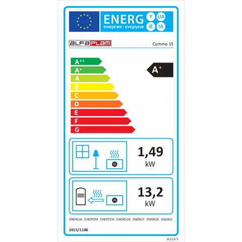 Poêle à granulés Hydro Baracuda Commo 15kW – Image 2