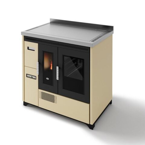 Cuisinière à granulés avec four ventilé - EVA CALOR Enrica 9 kW – Image 12