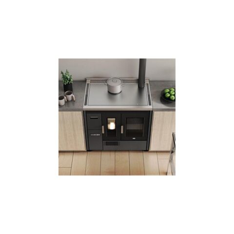 Cuisinière à granulés avec four ventilé - EVA CALOR Enrica 9 kW – Image 9