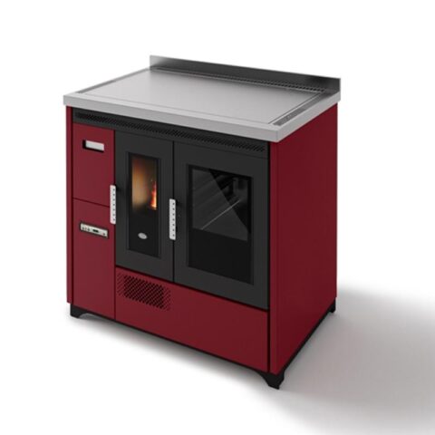 Cuisinière à granulés avec four ventilé - EVA CALOR Enrica 9 kW – Image 3