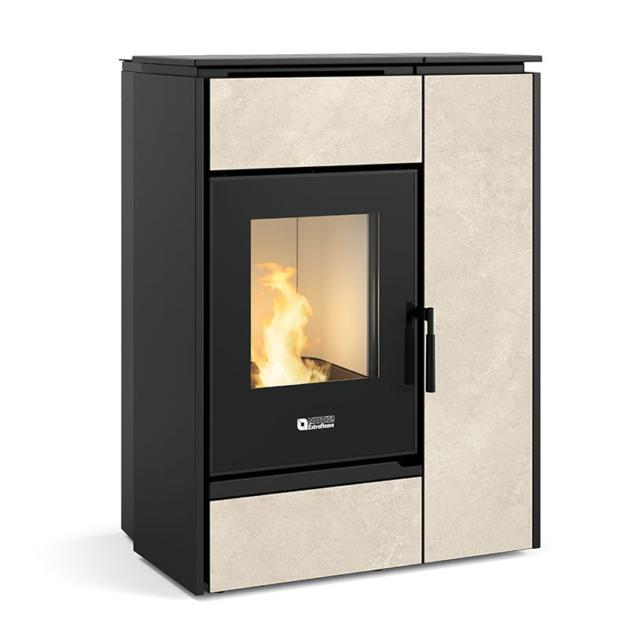Poêle mixte bois et granulés Margaret Grès Corten 10 kw – Image 3