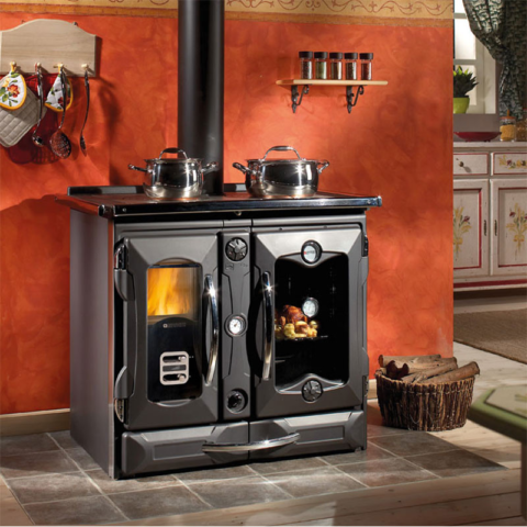 Cuisinière à bois bouilleur TermoSuprema Compact DSA - 18,5 Kw