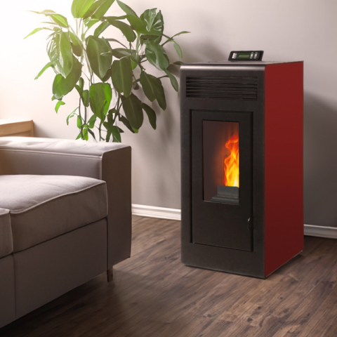 Poêle à granulés étanche (sortie dessus concentrique) - Vulcano Up - 10,8 Kw – Image 3