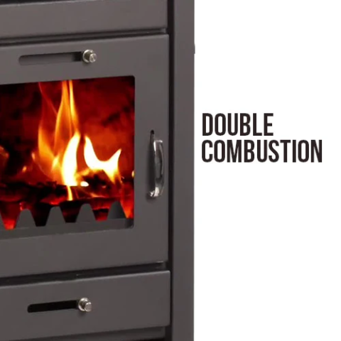 Poêle à bois avec four - BELLEZA DELUXE F - 11kW – Image 10