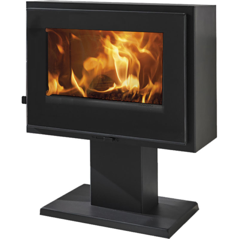 POÊLE À BOIS ÉTANCHE VERNE - PANADERO PANADERO 6.7 KW - STYLE MODERNE SUR PIED UNIQUE – Image 2