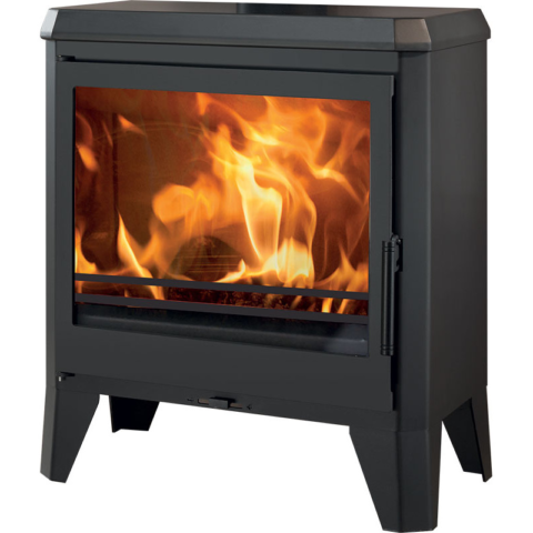 POÊLE À BOIS CHAMBERY - PANADERO 7.1 KW - ACIER DOUBLE-CORPS ET PORTE EN FONTE – Image 2