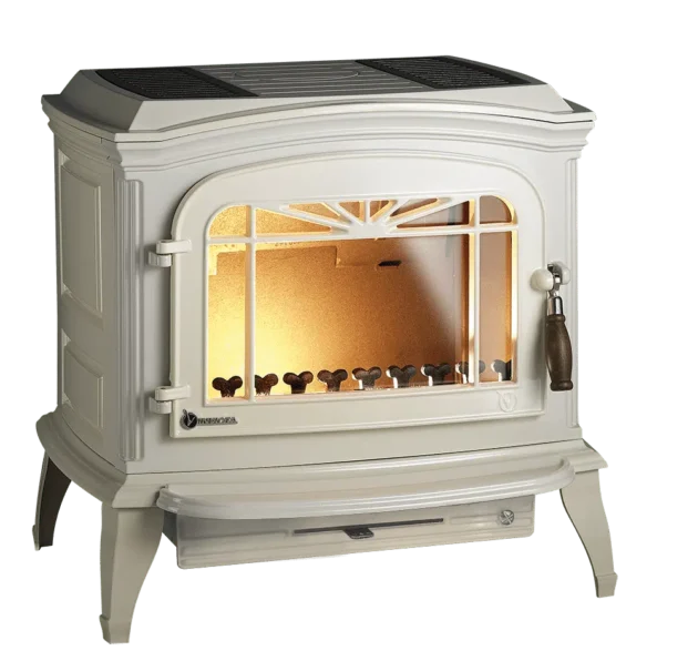 Poêle à bois en Fonte Bradford de Invicta - Puissance de 9 kW