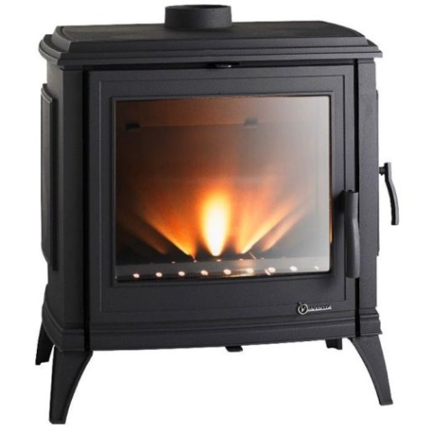 Poêle à bois en fonte double combustion Sedan L 12 kW - Invicta – Image 2