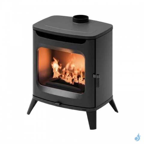 Poêle à bois Cadel Hublot 7 Wood air Puissance 7kW Convection ventilée – Image 2