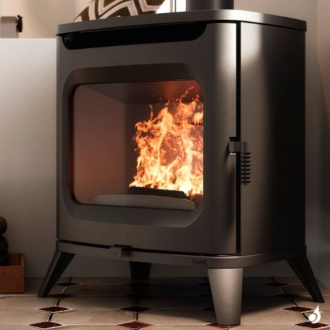 Poêle à bois Cadel Hublot 7 Wood air Puissance 7kW Convection ventilée – Image 3
