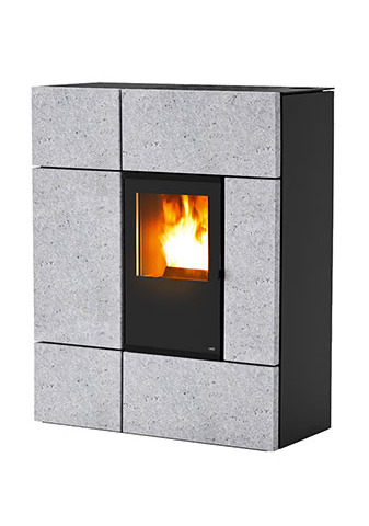 Poêle à granulés canalisable MCZ Stream Comfort Air 12 UP Puissance 11.9kW Sortie Fumée Supérieure – Image 5