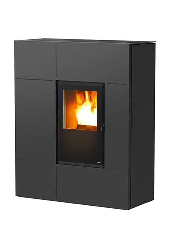 Poêle à granulés canalisable MCZ Stream Comfort Air 12 UP Puissance 11.9kW Sortie Fumée Supérieure – Image 4