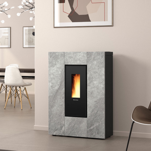 Poêle à granulés Canalisable Marilena Plus AD - 8 Kw