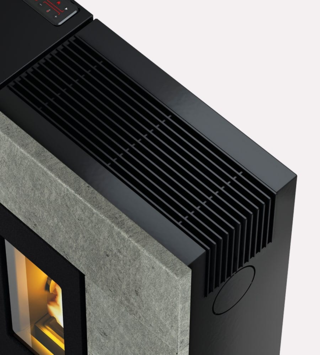 Poêle à granulés étanche CADEL Grace 7 Up Air ventilé Puissance 7kW A+ – Image 2