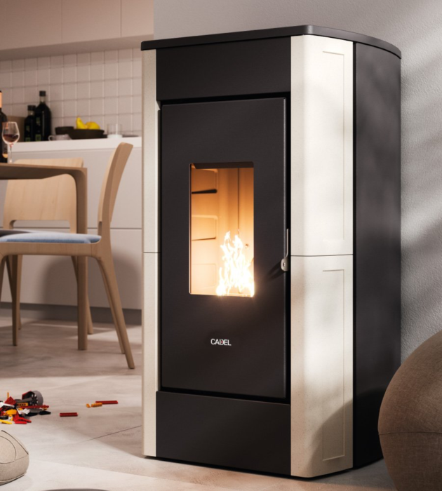 Poêle à granulés CADEL Perla 7 Air ventilé Puissance 7kW – Image 2