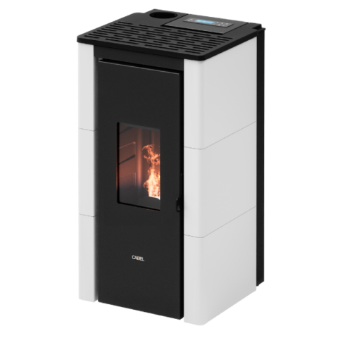 Poêle à granulés étanche CADEL CRISTAL UP  7Kw – Image 4