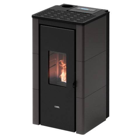 Poêle à granulés étanche CADEL CRISTAL UP  7Kw – Image 6