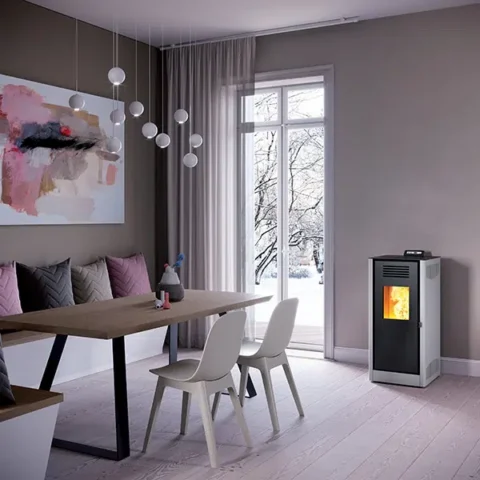 Poêle à granulés Invicta MIRANO 8 WIFI  8KW