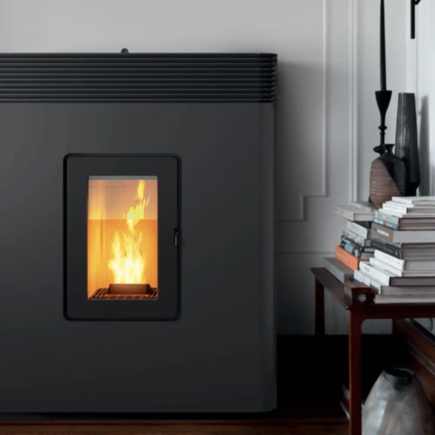 Poêle à granulés canalisable MCZ Philo Comfort Air 14 UP WiFi 14kW – Image 3