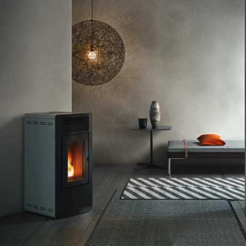 Poêle à granulés étanche canalisable RED Malva UP 10 kW – Image 2