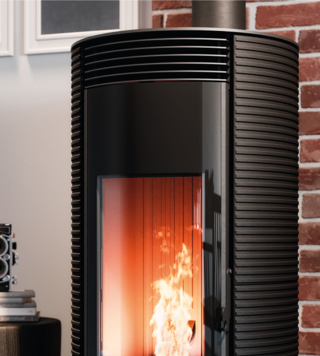 Poêle à pellets canalisable CADEL Spin Plus 9 Puissance 8.5kW – Image 5