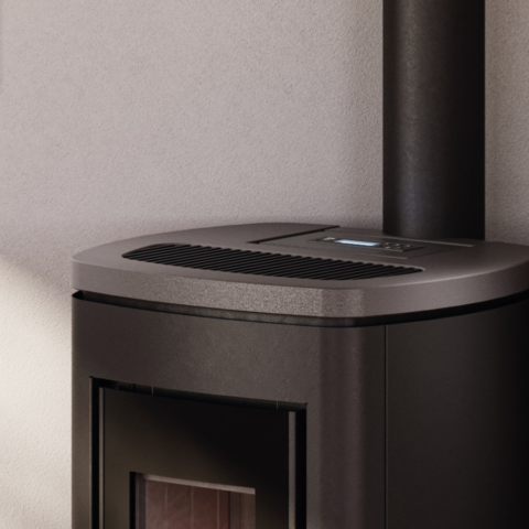 Poêle à granulés canalisable CADEL Eclipse Plus 11 Puissance 10.5kW WiFi Sortie Fumée Postérieure ou Supérieure – Image 8