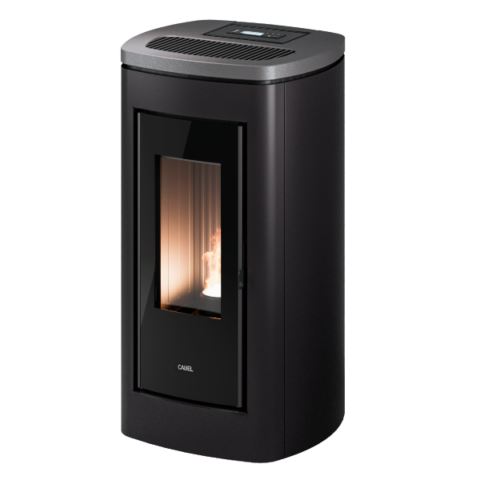 Poêle à granulés canalisable CADEL Eclipse Plus 11 Puissance 10.5kW WiFi Sortie Fumée Postérieure ou Supérieure – Image 2
