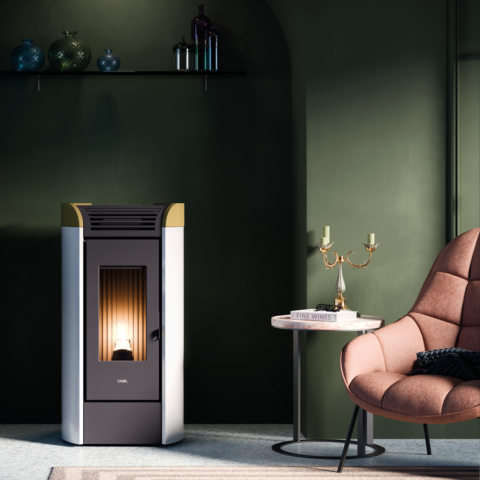 Poêle à pellets non canalisable CADEL Fenice Puissance 10.5kW – Image 3