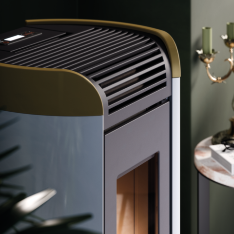 Poêle à pellets non canalisable CADEL Fenice Puissance 10.5kW – Image 4