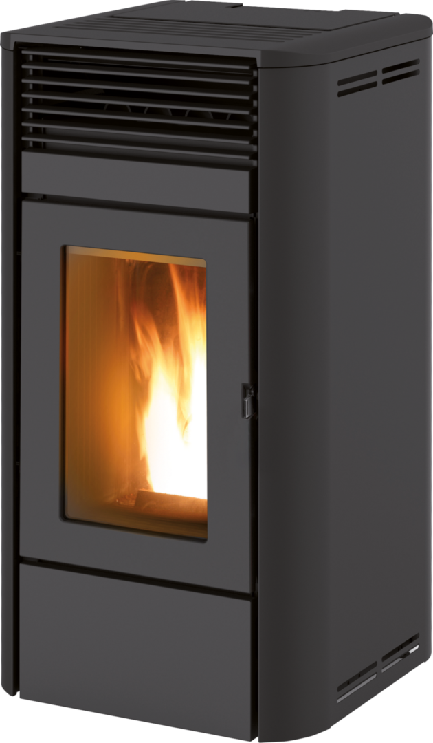 Poêle à granulés étanche CAMELIA AIR METAL RED 8Kw – Image 5
