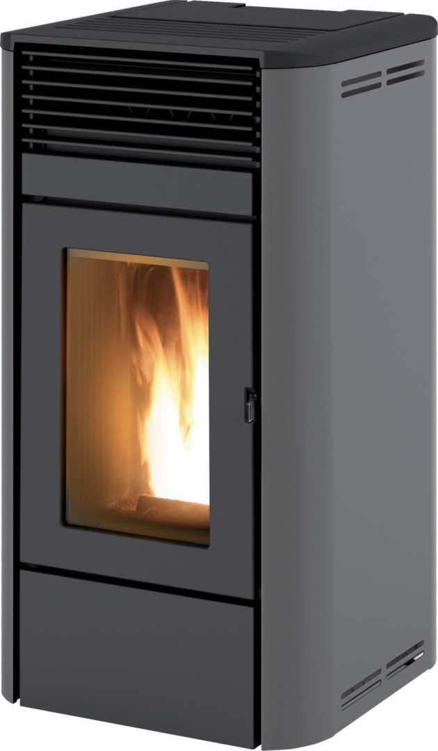 Poêle à granulés étanche CAMELIA AIR METAL RED 8Kw – Image 3