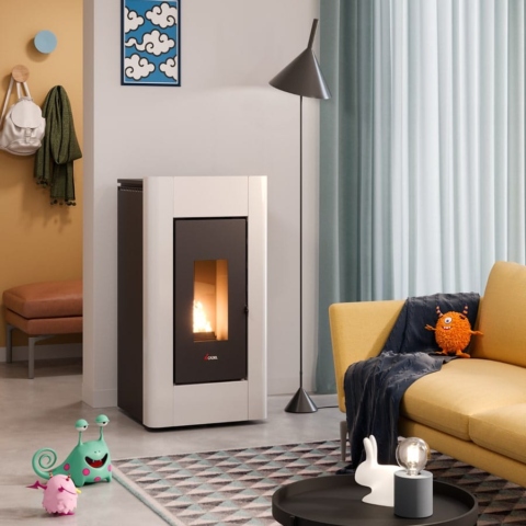 Poêle à pellets canalisable CADEL Prince Plus 11 Puissance 10.5kW