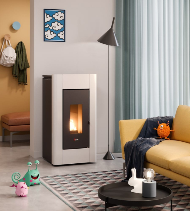 Poêle à pellets canalisable CADEL Prince Plus 11 Puissance 10.5kW