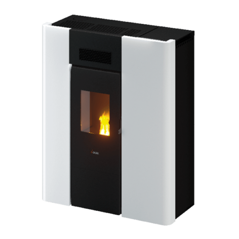 Thermo poêle à pellets hermétique CADEL Maya 16 Puissance 16.1kW – Image 2