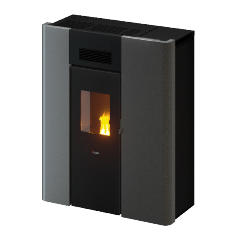 Thermo poêle à pellets hermétique CADEL Maya 16 Puissance 16.1kW – Image 6