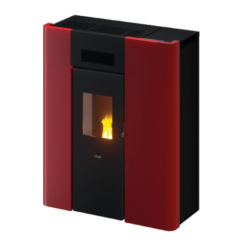 Thermo poêle à pellets hermétique CADEL Maya 16 Puissance 16.1kW – Image 5
