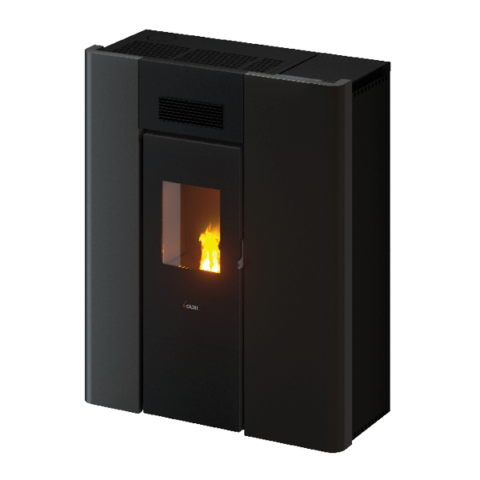 Thermo poêle à pellets hermétique CADEL Maya 16 Puissance 16.1kW – Image 4